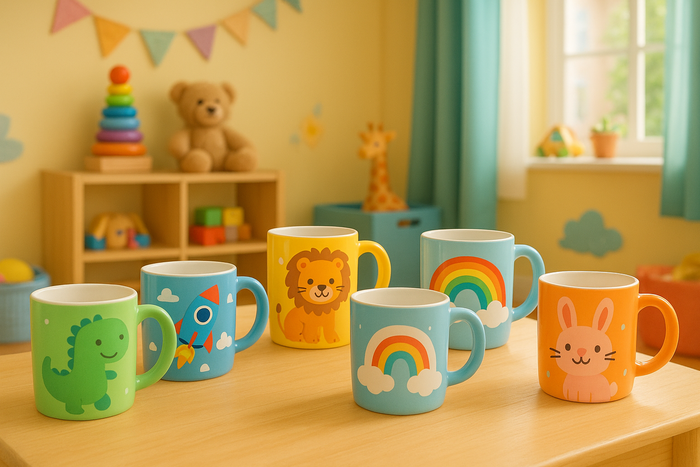 Bunte Tassenwelt für Kids