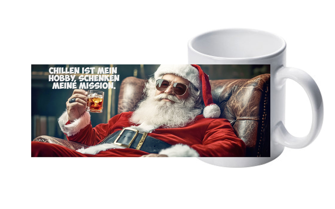 Schlitten parken, Whiskey einschenken – Santa gönnt sich!