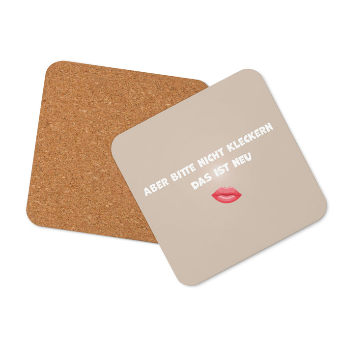 Korkuntersetzer – Bitte nicht kleckern