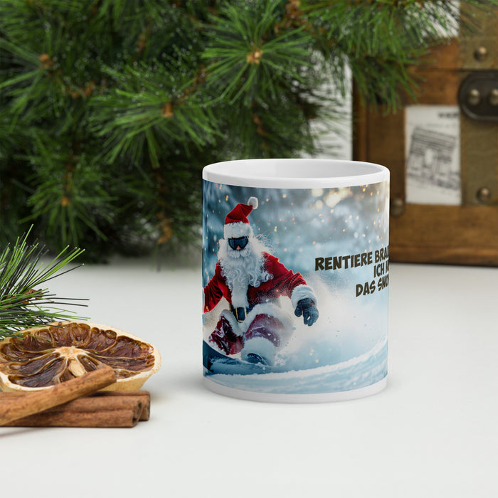 Cool, dynamisch und festlich: Die perfekte Weihnachtstasse!