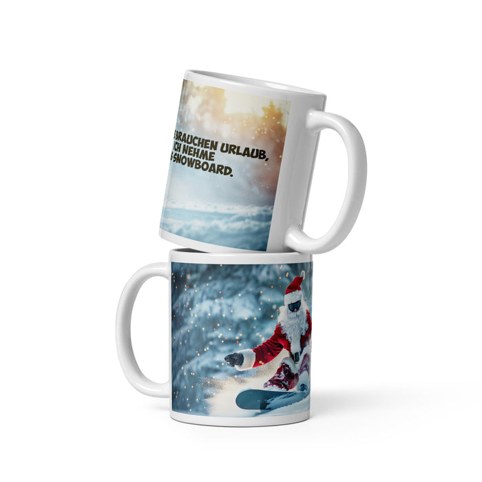 Cool, dynamisch und festlich: Die perfekte Weihnachtstasse!