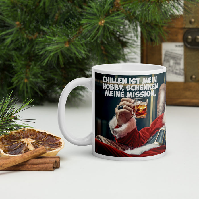 Schlitten parken, Whiskey einschenken – Santa gönnt sich!