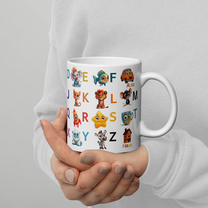 ABC-Kindertasse – Lernen mit Spaß!